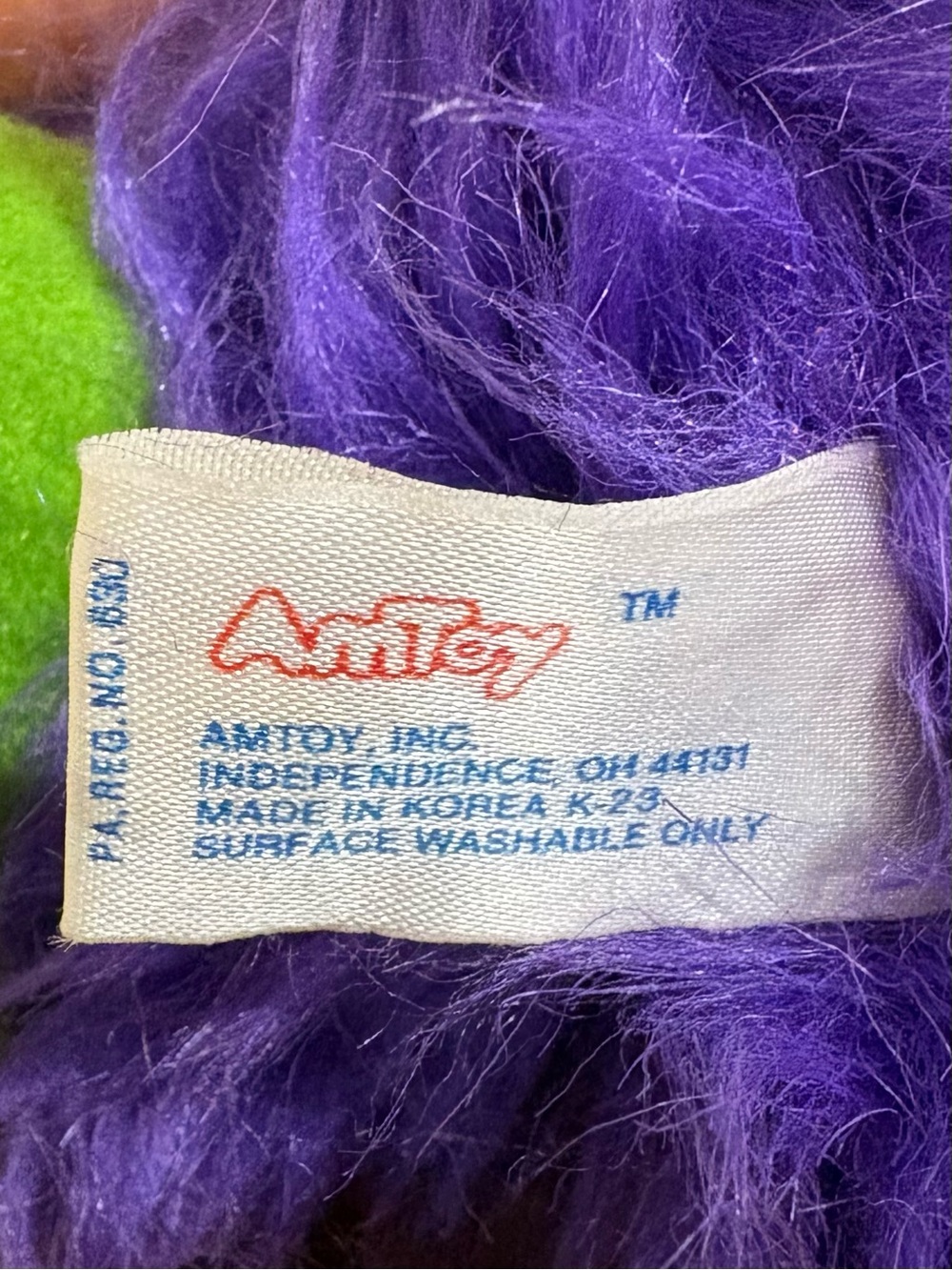 My Pet Monster Rark 1986 Hand Puppet Plush Stuffed Animal Vintage Amtoy no
Cuffs - Picture 8 of 13